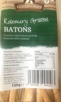 Rosemary Grissini Batons