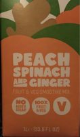 Peach spinach and ginger