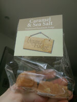 Caramel & sea salt fudge
