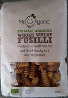 Italian Organic Whole Wheat Fusilli