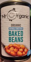 Organic naturally sweetened baked beans