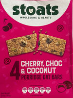 4 Cherry, Choc & Coconut Porridge Oat Bar