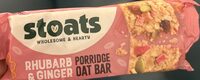 Rhubarb & Ginger Porridge Oat Bar