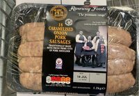Caramelised onion pork sausages