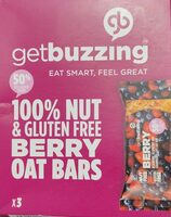 3 Nut Free Blueberry, Raspberry & Strawberry Soft Oat Bars