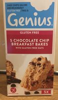 Genius Gluten Free Breakfast Bakes, Chocolate Chip & Oat