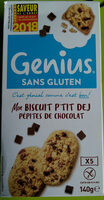 Genius , Biscuits sans gluten à l'avoine et pépites chocolat