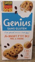 Mon biscuit p'tit dej miel et raisins