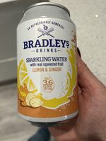 Lemon & ginger sparkling water