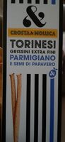 Gressins fins au parmigiano reggiano et graines de pavot