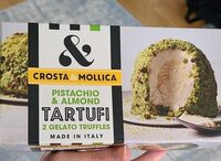 & Crosta Mollica Pistachio & Almond Tartufi 2 Gela