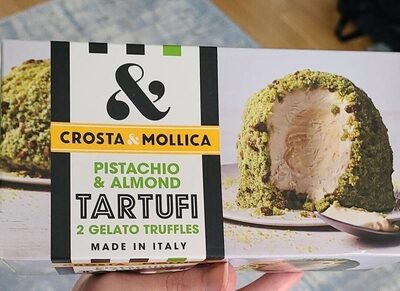 & Crosta Mollica Pistachio & Almond Tartufi 2 Gela