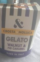 Walnut and fig caramel gelato