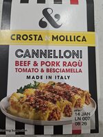 Cannelloni Beef & pork Ragu tomato & besciamella