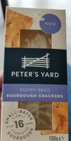 Poppy Seed Sourdough Crackers