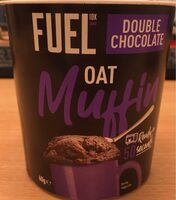 Double chocolate oat muffin