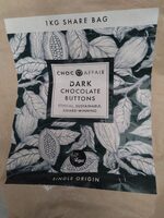 Dark chocolate buttons