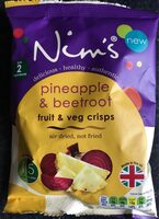 Pineapple & Beetroot fruit & veg crisps