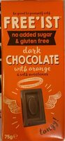 Dark chocolate with orange