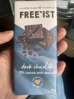 Dark chocolate 70% with sea salt