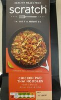 Chicken pad thaï noodles
