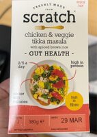 Chicken and veg tikka masala