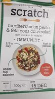 Mediterranean Pesto Feta Cous Cous Salad