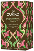 Peppermint & licorice herbal tea