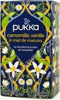 Camomille, vanille, miel de Manuka