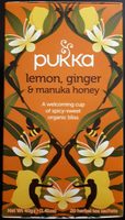 Lemon, ginger & manuka honey (20 sachets)