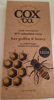DARK CHOCOLATE 60% colombian cacao bee pollen & honey