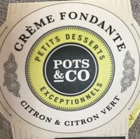 Crème fondante citron & citron vert