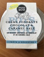 Crème fondante chocolat & caramel salé