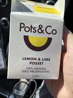 Lemon And Lime Posset