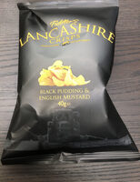 Lancashire Crisps Black Pudding & English Mustard