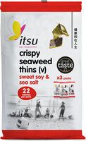 Crispy Seaweed Thins - sweet soy & sea salt