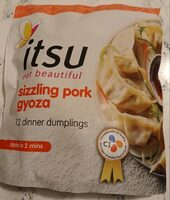 Sizzling pork gyoza