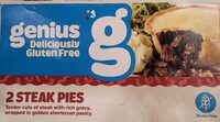 Gluten free steak pies