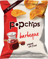 Barbeque flavour popped potato snacks