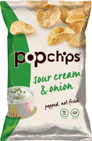 Sour cream & onion flavour potato snacks