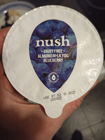 Nush almond milk blueberry yoghurt