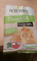 Scrubby lentil chips