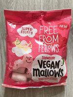 Strawberry vegan mallows