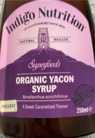Organic yakon syrup