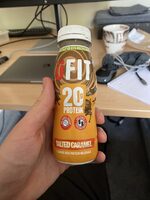 Ufit salted caramel high protein milkshake