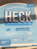 Heck sausages reduced fat