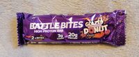 Battle Bites Glazed Sprinkle Doughnut Protein Bar