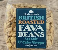 Roasted fava beans with sea salt & cider vinegar