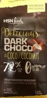 Dark choco with coco 72%