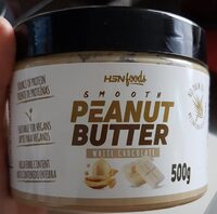 Crema de cacahuete sabor Chocolate Blanco